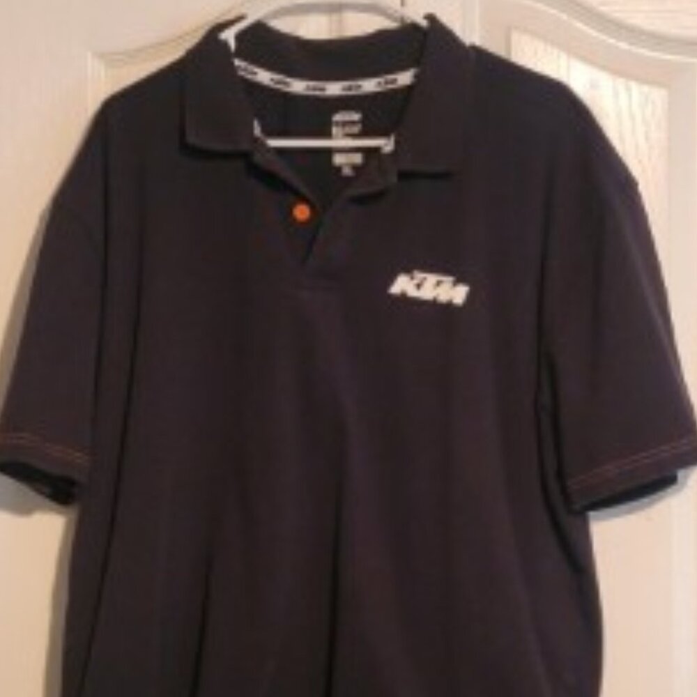KTM “Ready to Race” Polo XL Black Logo Shirt